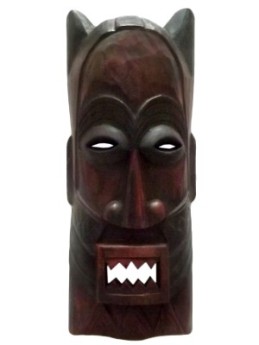 Mascara africana em madeira 50cm